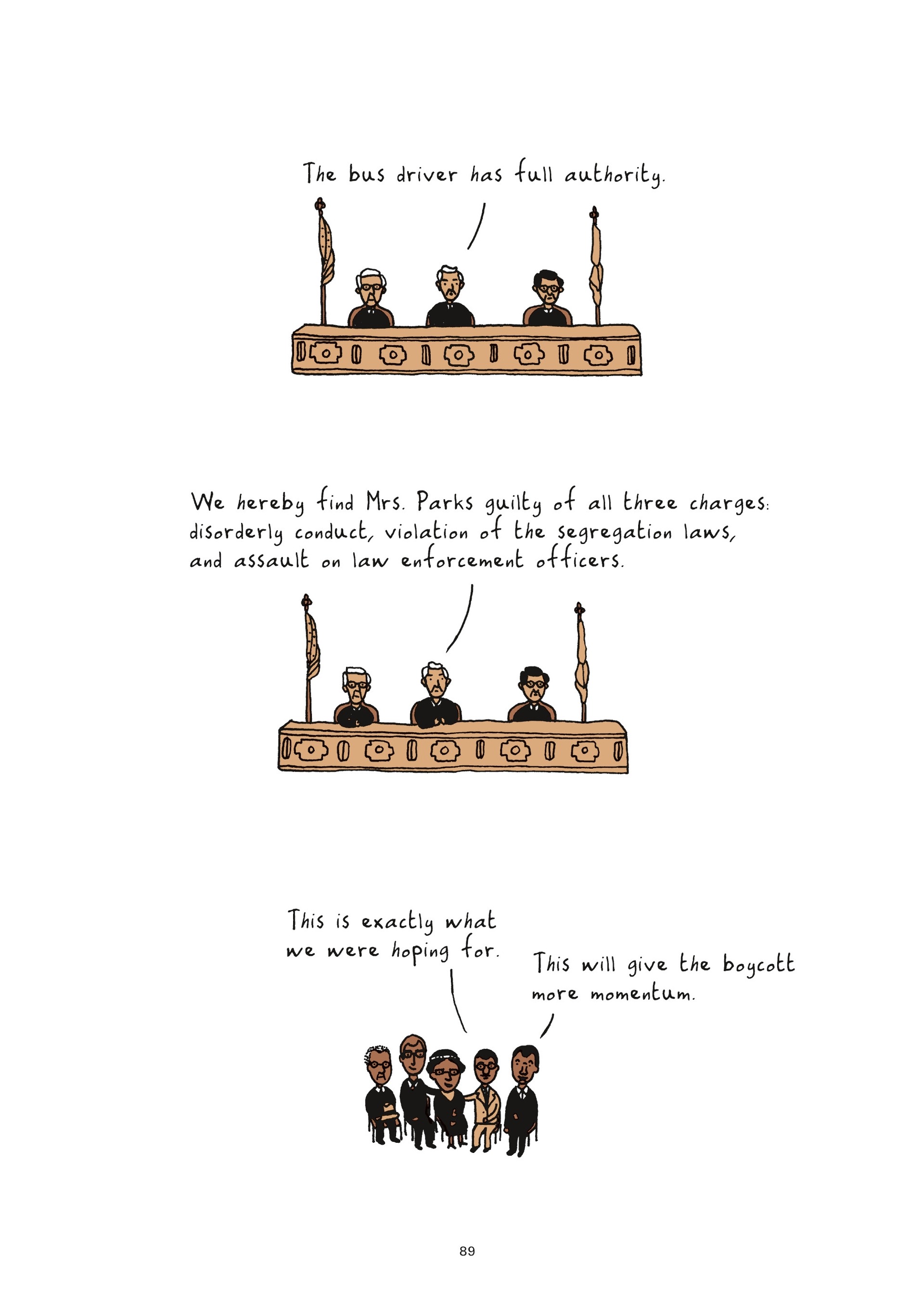 Read online Colored: The Unsung Life of Claudette Colvin comic -  Issue # TPB - 87