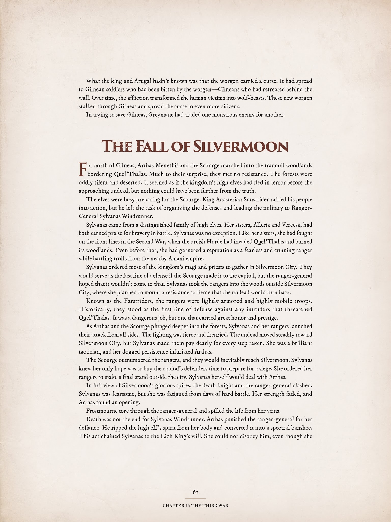 Read online World of Warcraft Chronicle Vol. 3 comic -  Issue # Full - 59