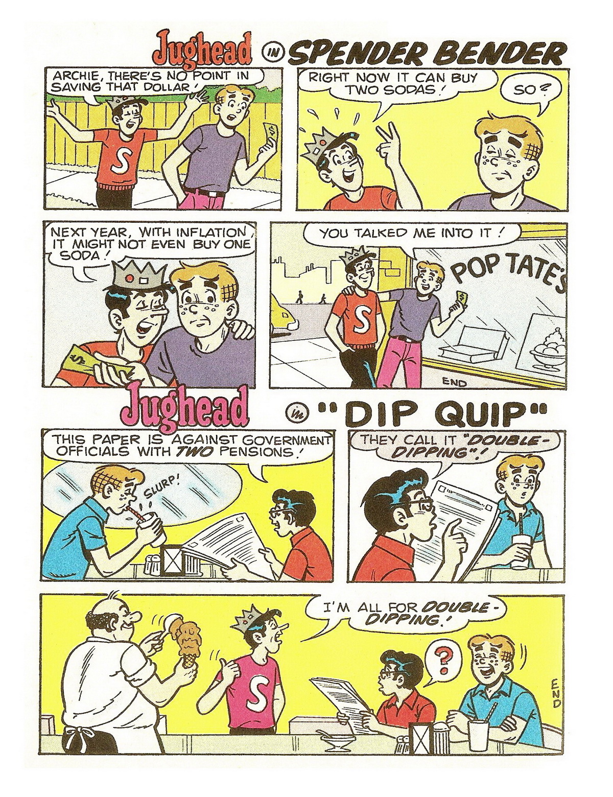 Read online Jughead's Double Digest Magazine comic -  Issue #39 - 180