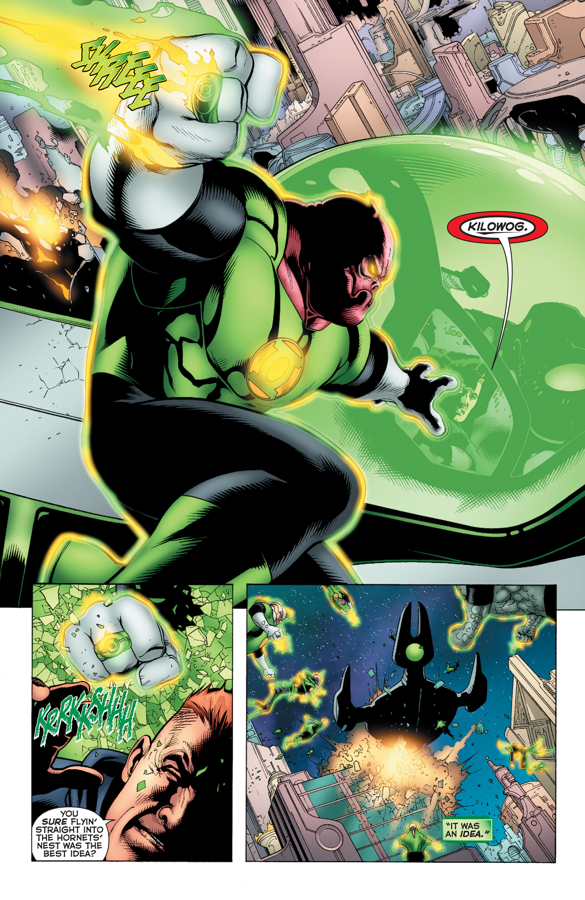 Read online Green Lantern: War of the Green Lanterns (2011) comic -  Issue # TPB - 102