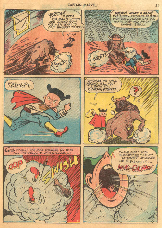 Read online Captain Marvel Adventures comic -  Issue #28 - 51