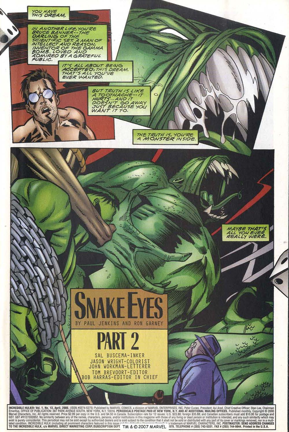 The Incredible Hulk (2000) Issue #13 #2 - English 3