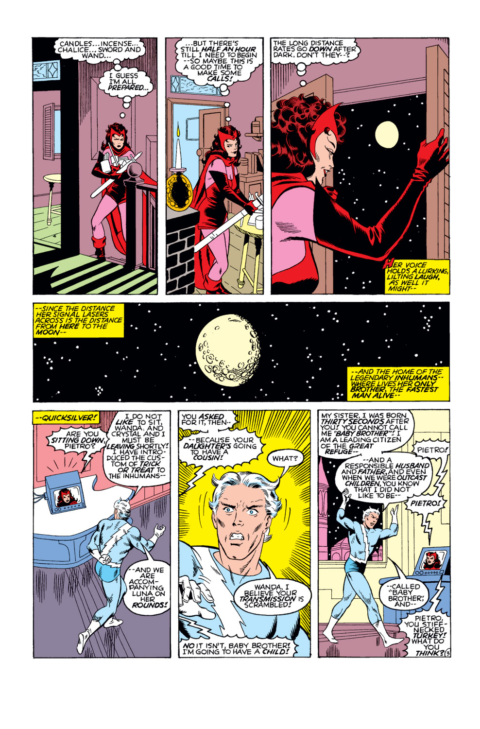 Read online The Vision and the Scarlet Witch (1985) comic -  Issue #5 - 4