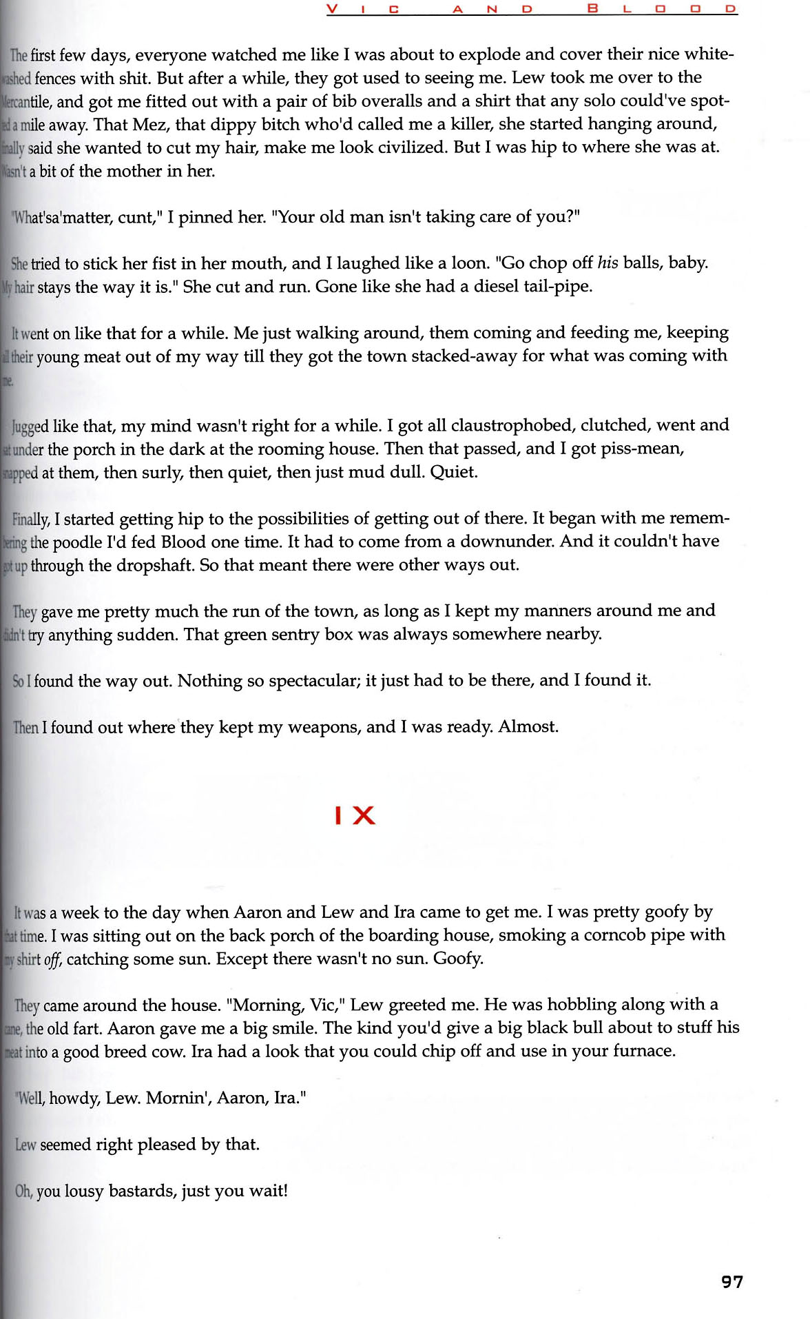 Read online Vic and Blood comic -  Issue # TPB - 98