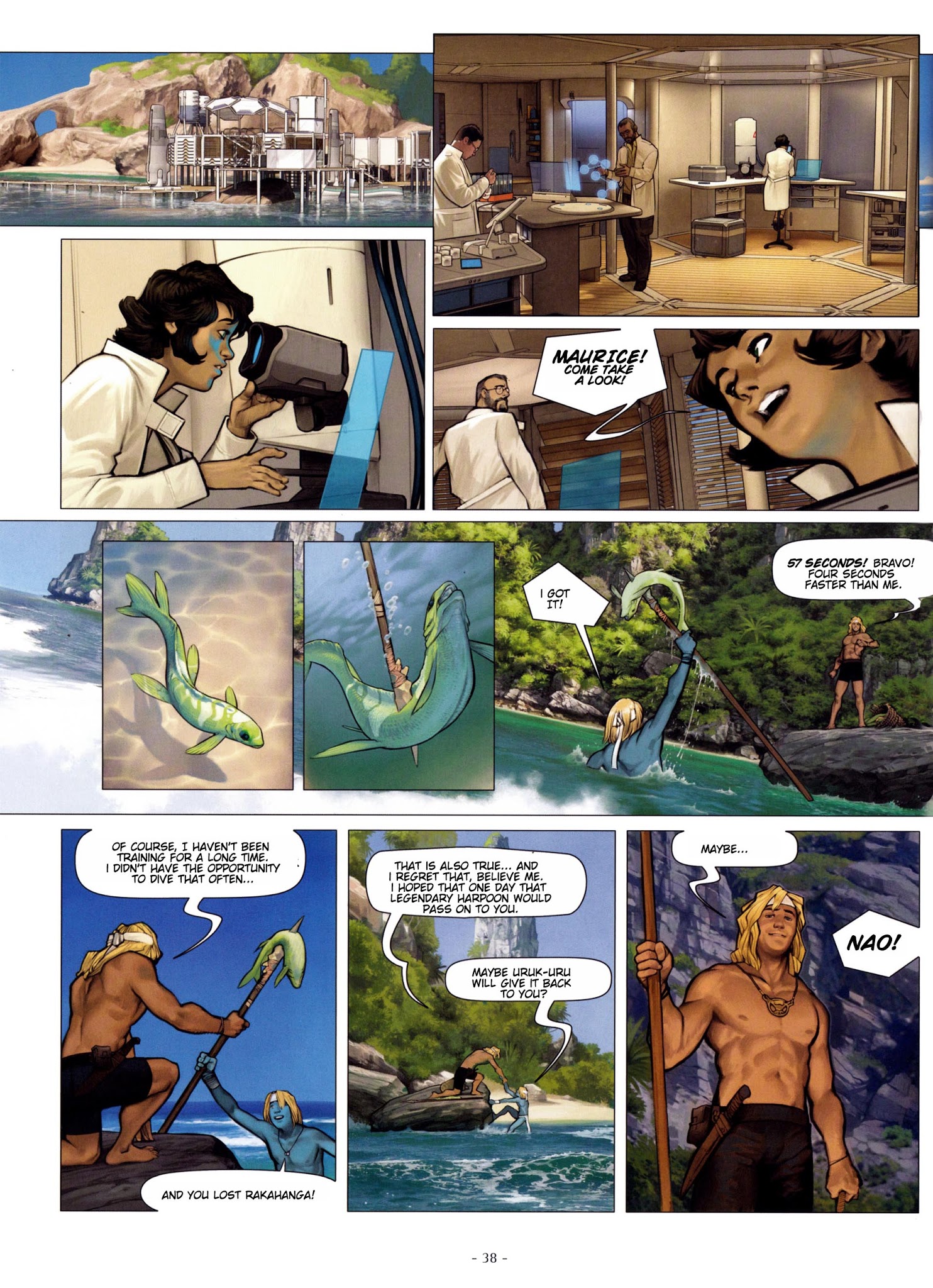 Read online Aquablue comic -  Issue #12 - 38