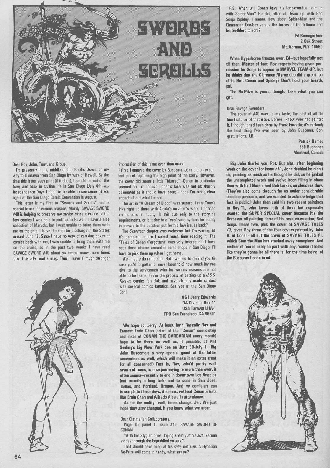 Read online The Savage Sword Of Conan comic -  Issue #44 - 64