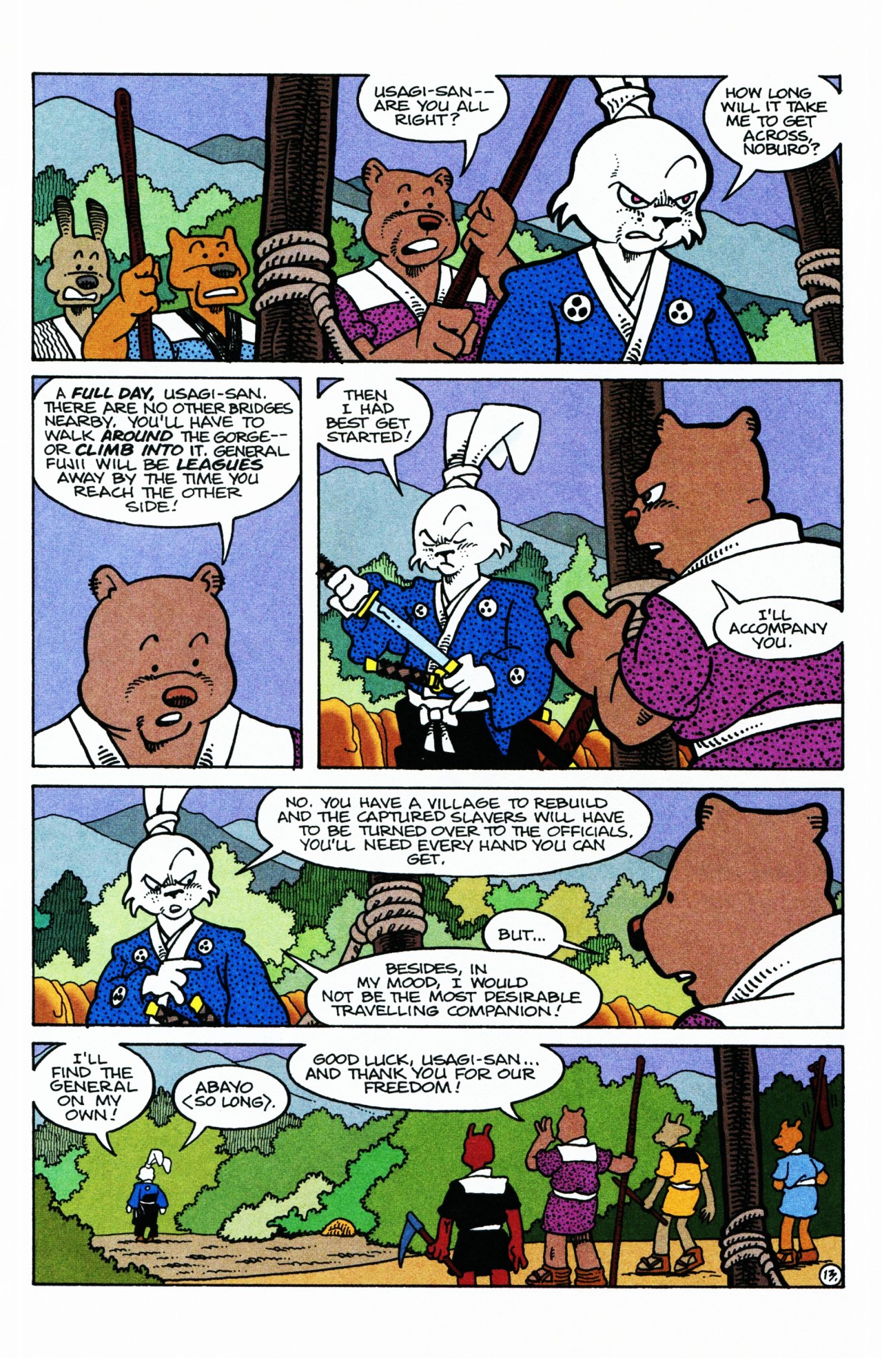 Read online Usagi Yojimbo (1993) comic -  Issue #11 - 14