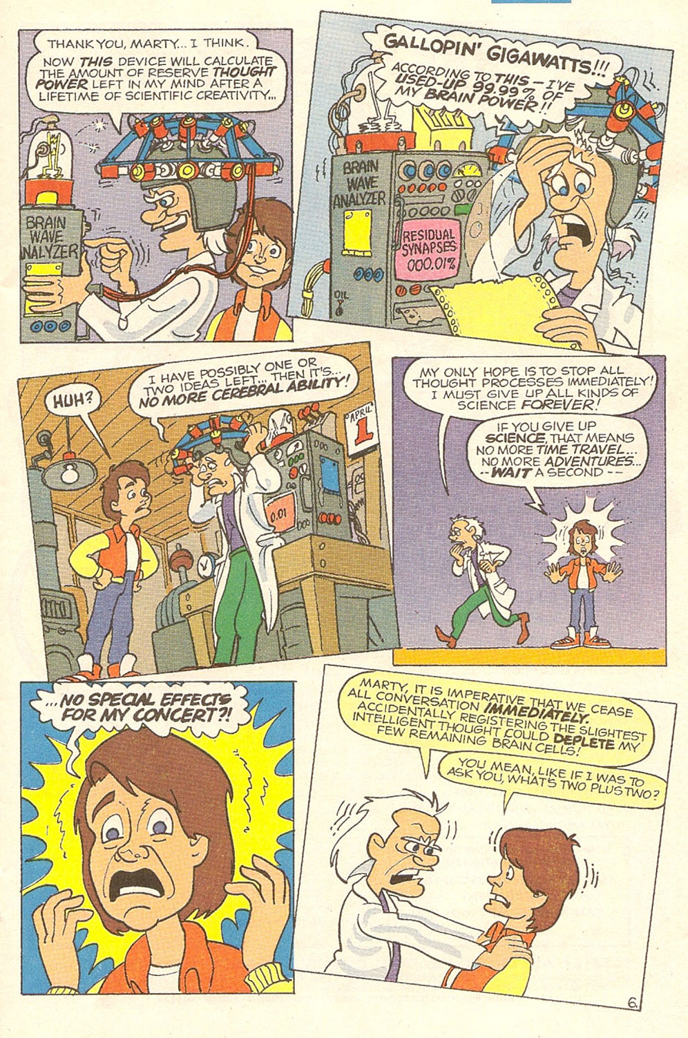 Read online Back to the Future (1991) comic -  Issue #4 - 8
