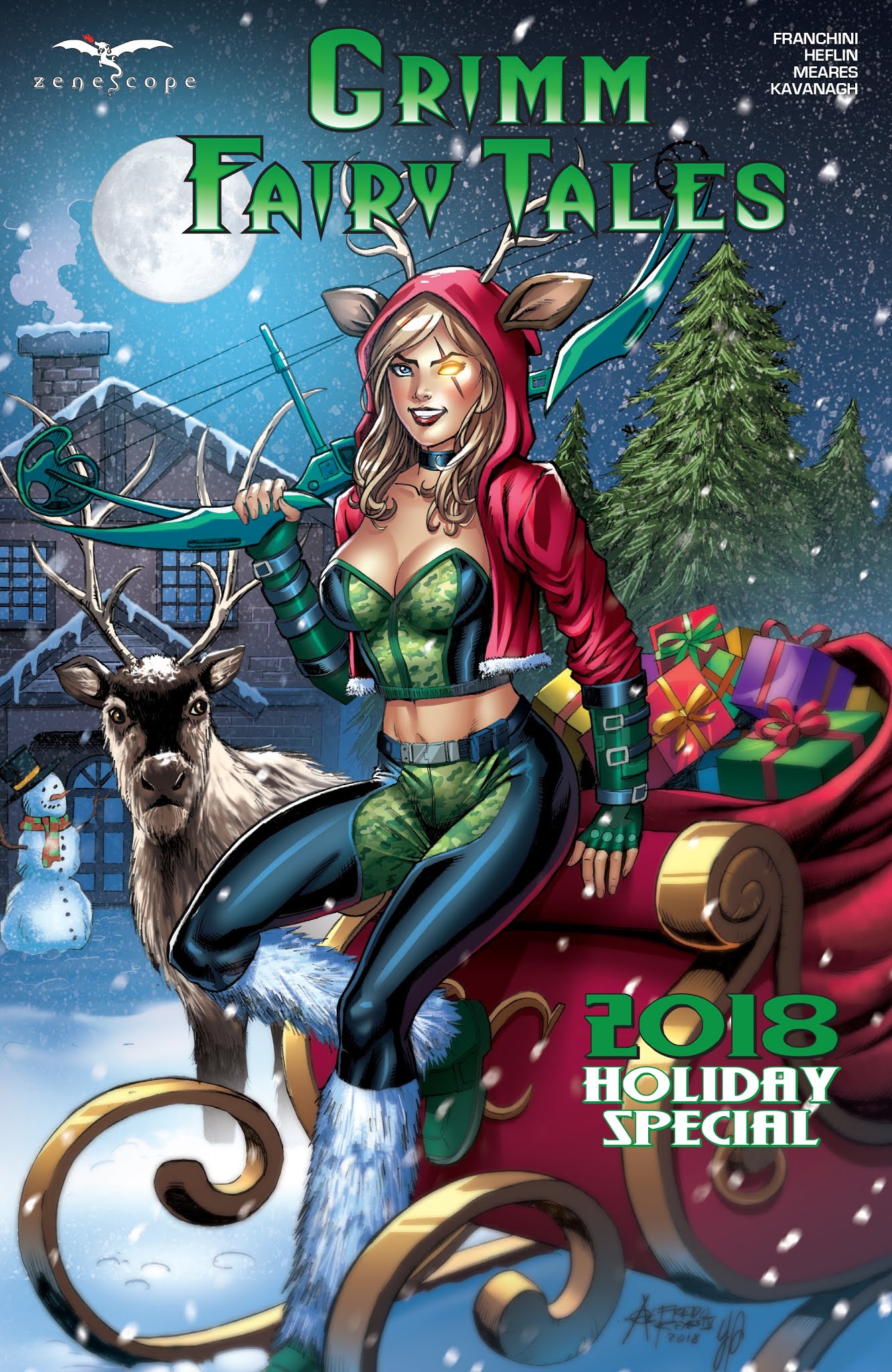 Read online Grimm Fairy Tales 2018 Holiday Special comic -  Issue # Full - 1