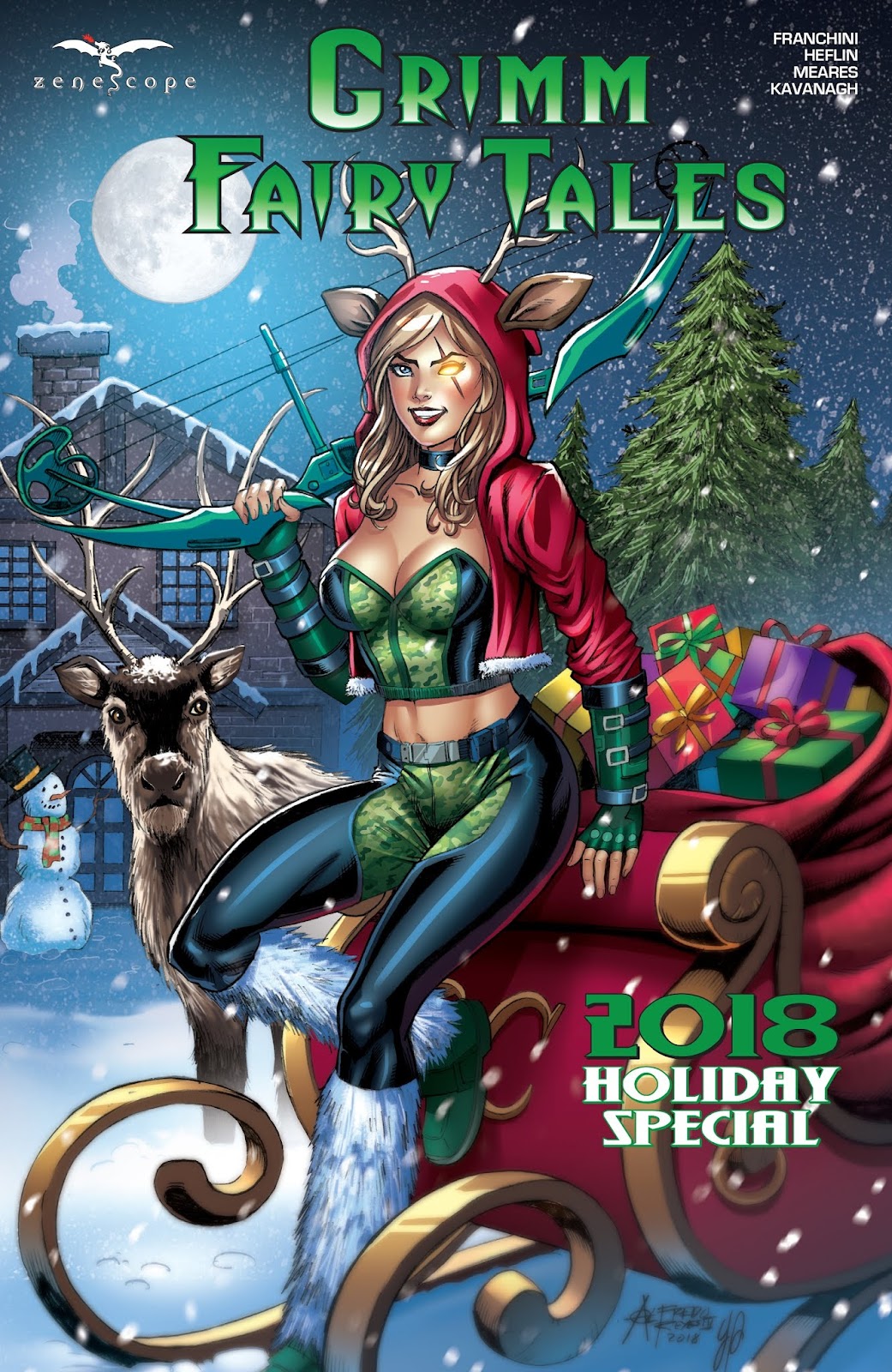 Grimm Fairy Tales 2018 Holiday Special issue Full - Page 1