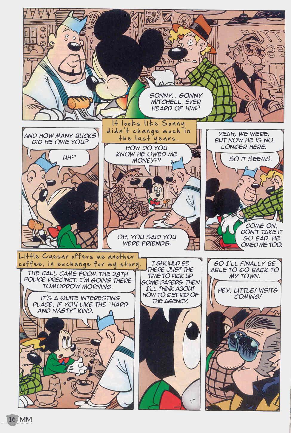 Read online Mickey Mouse Mystery Magazine comic -  Issue #0 - 16