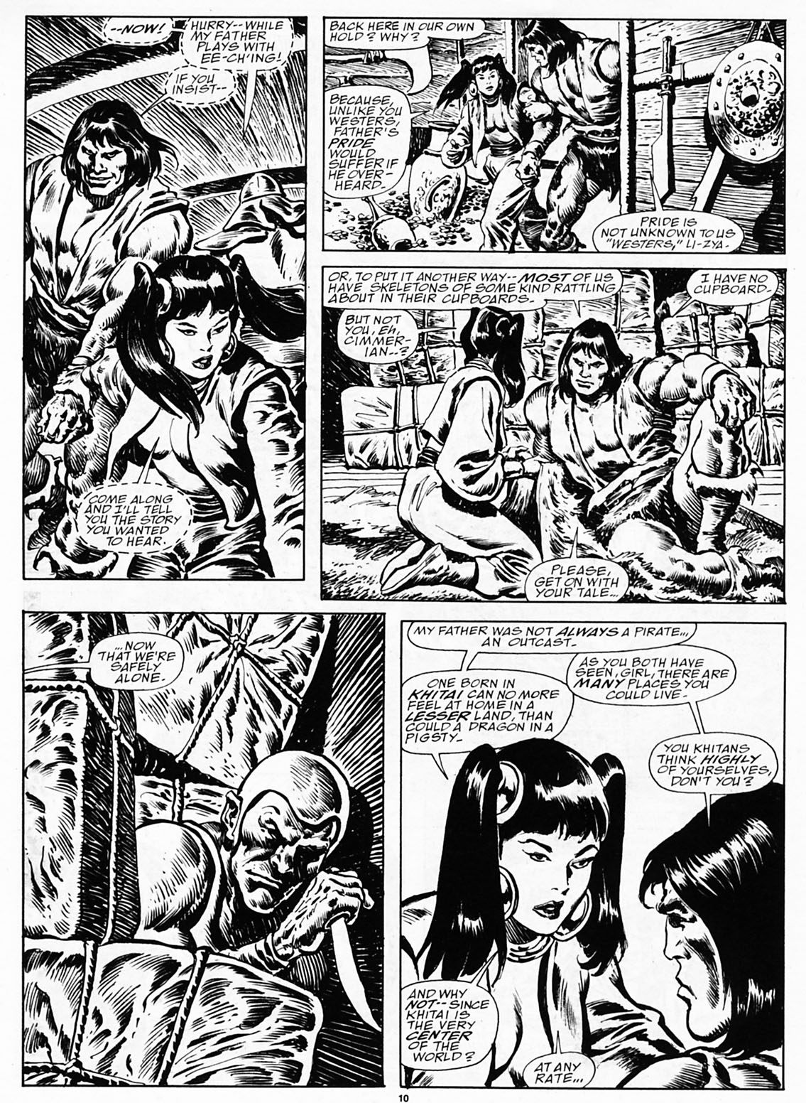 Read online The Savage Sword Of Conan comic -  Issue #191 - 12