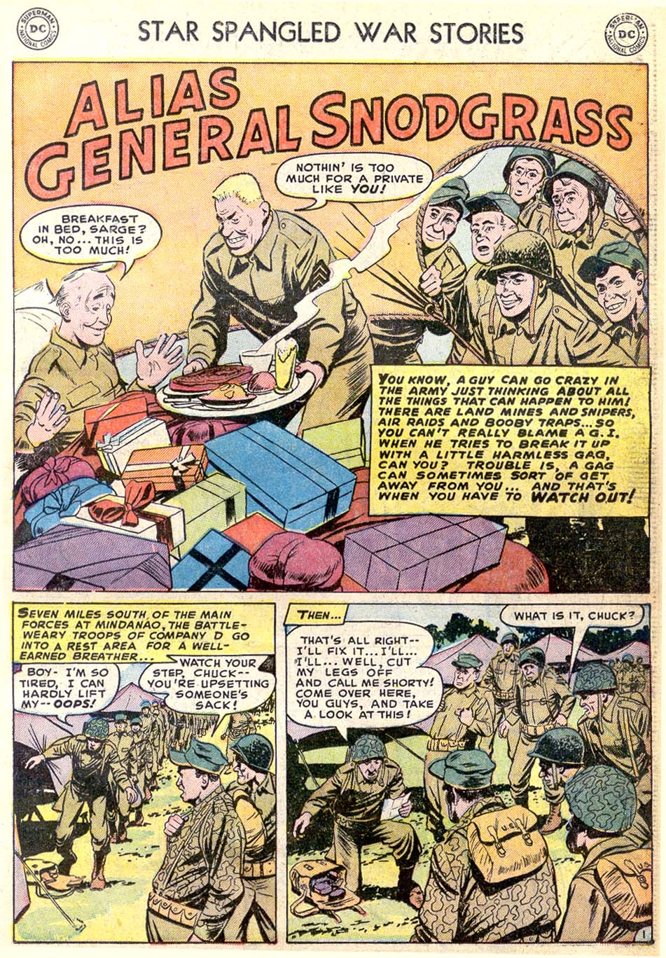 Read online Star Spangled War Stories (1952) comic -  Issue #8 - 17