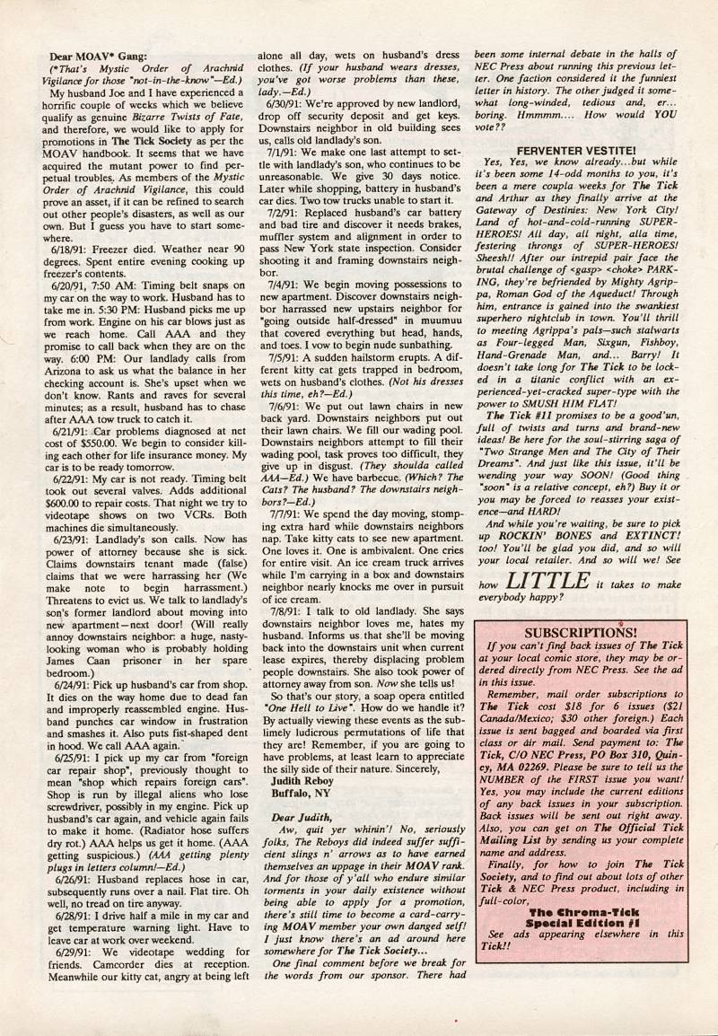 Read online The Tick comic -  Issue #10 - 33