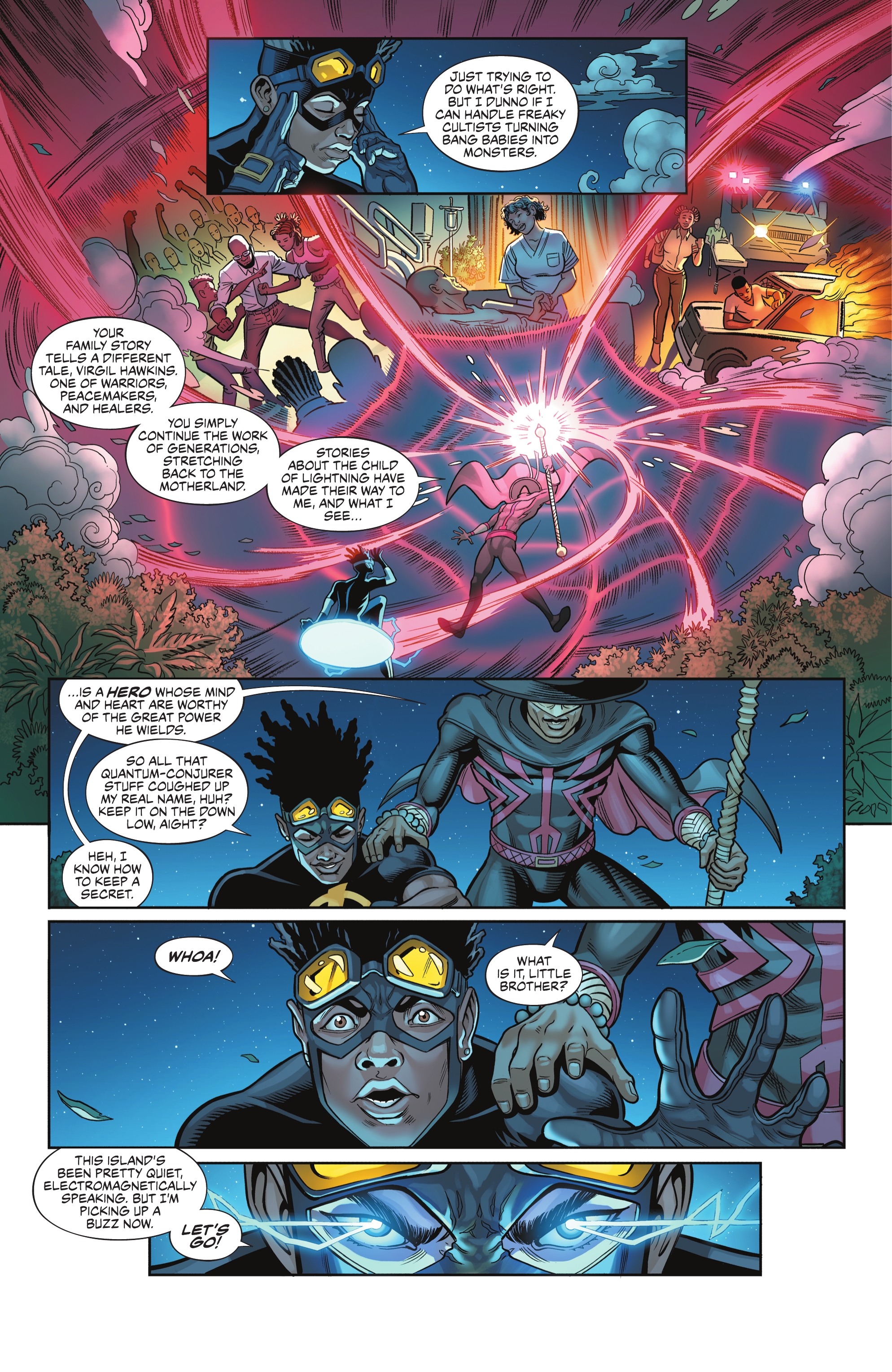 Read online Static Team-Up: Anansi comic -  Issue # Full - 17