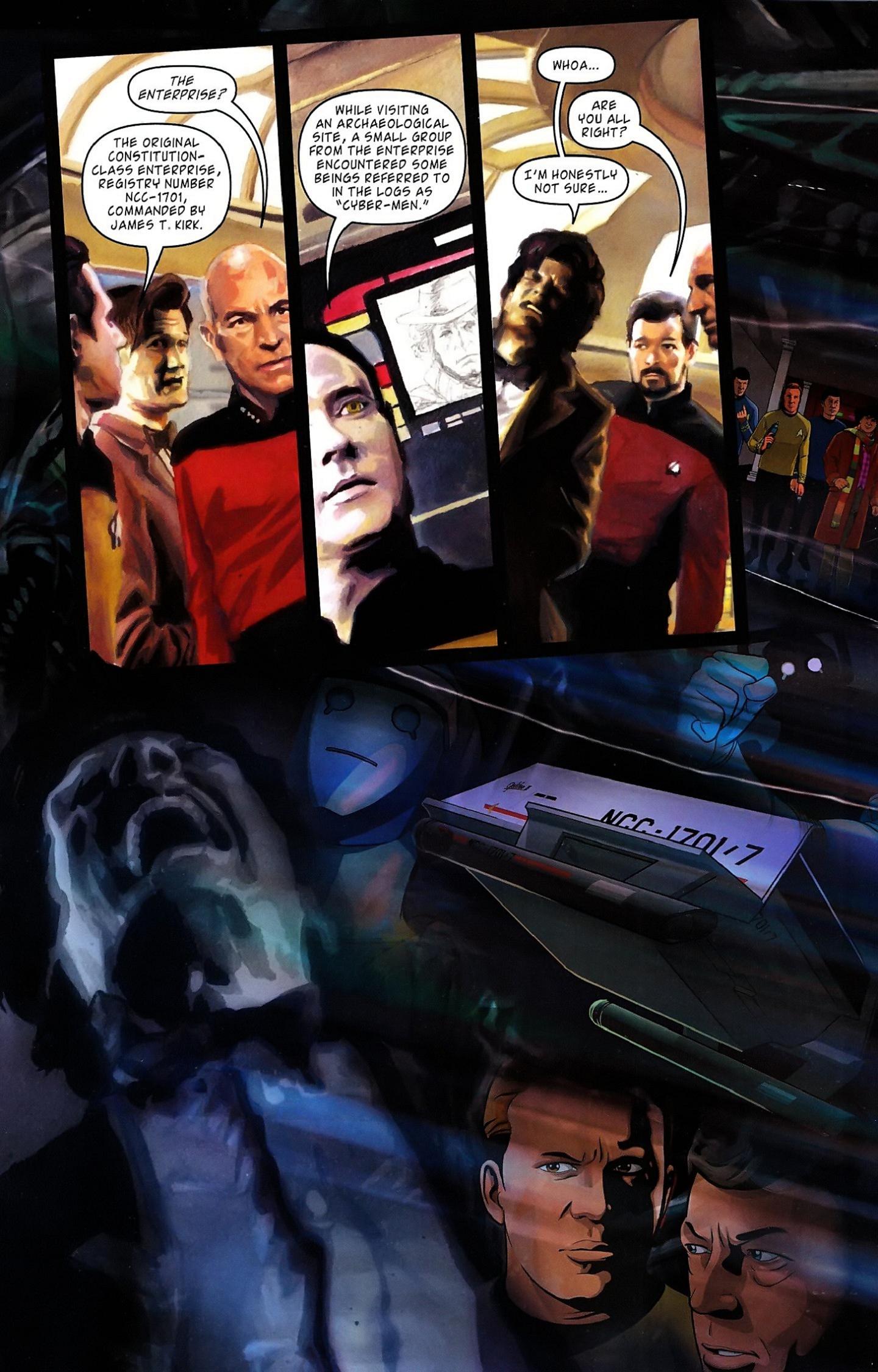 Read online Star Trek: The Next Generation/Doctor Who: Assimilation² comic -  Issue #3 - 10