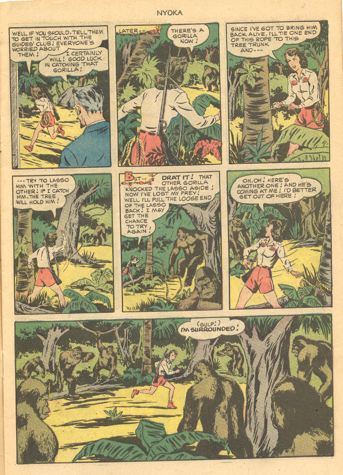 Read online Nyoka the Jungle Girl (1945) comic -  Issue #44 - 7