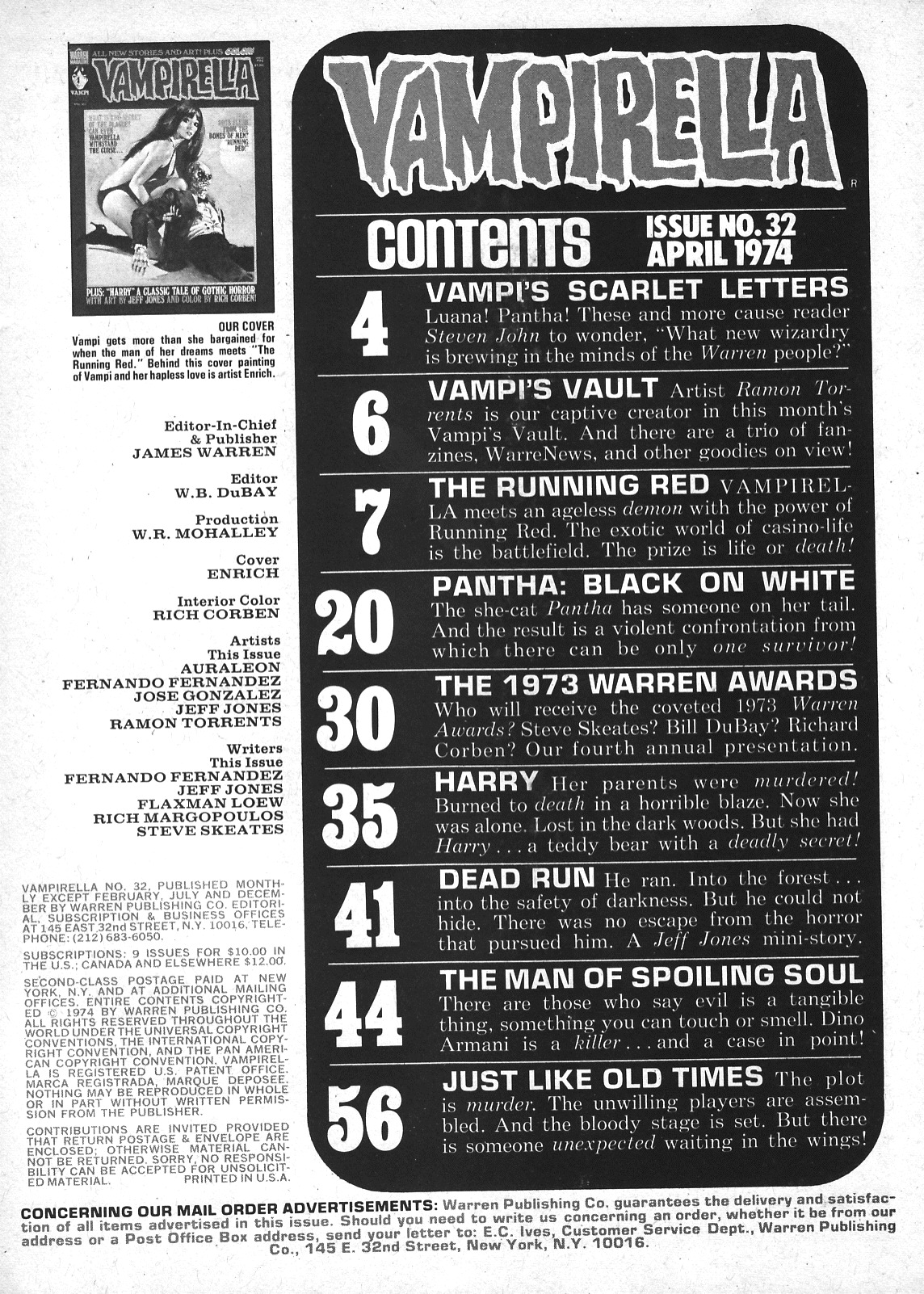 Read online Vampirella (1969) comic -  Issue #32 - 3