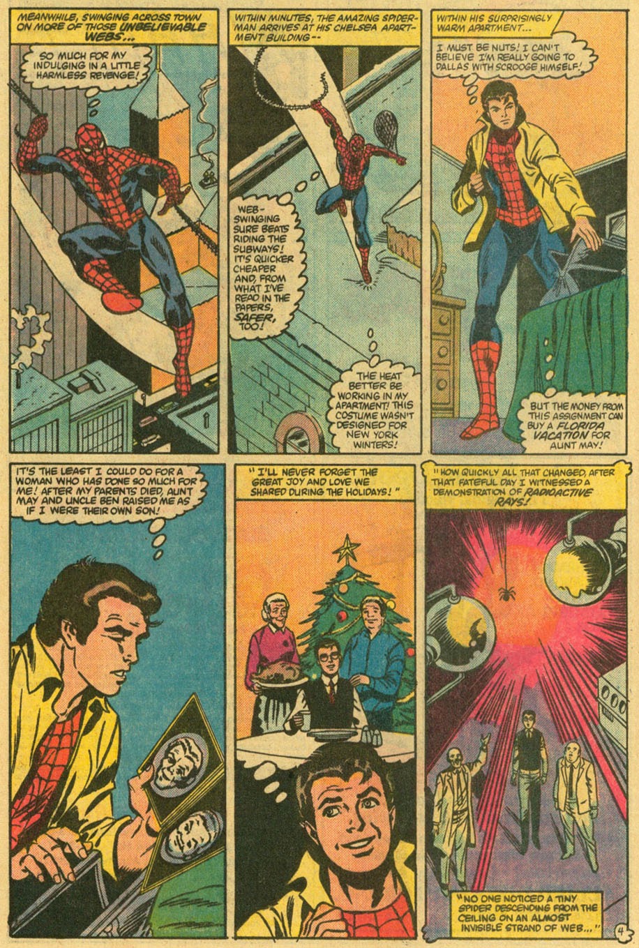 Read online Spider-Man: Christmas in Dallas (Dallas Times Herald Giveaway) comic -  Issue # Full - 8