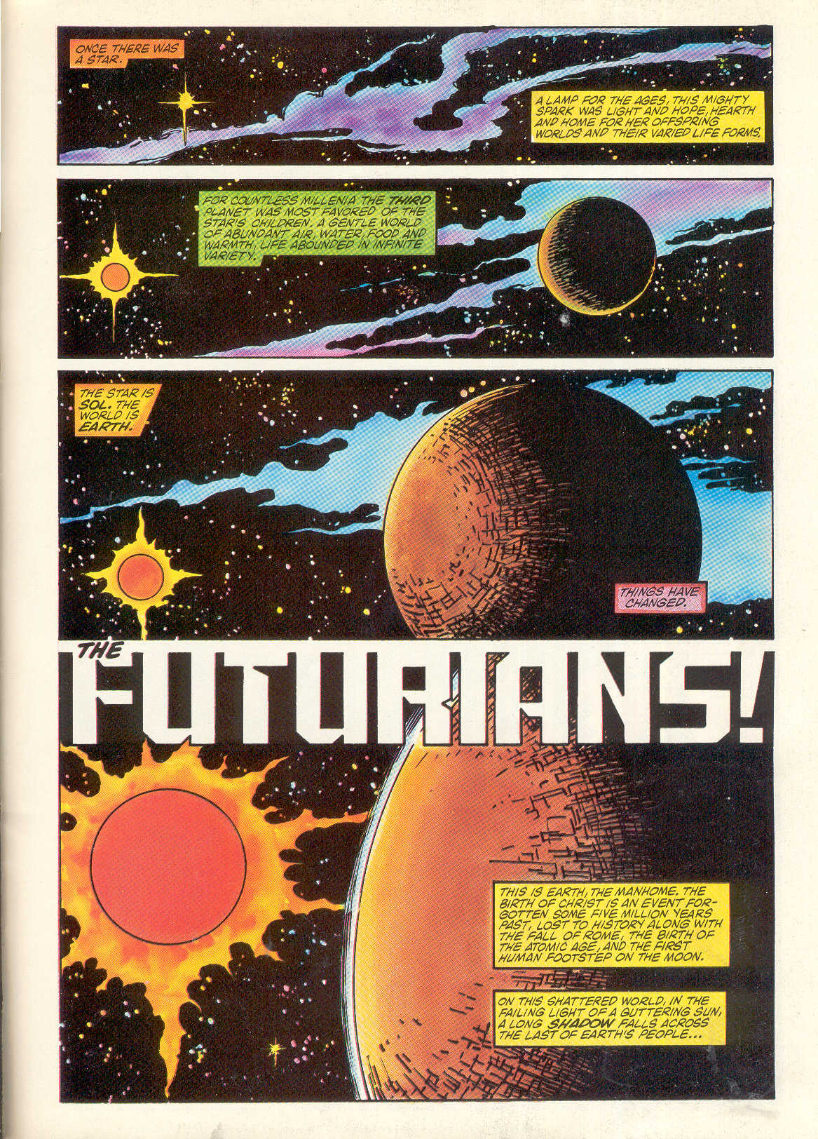 Read online Marvel Graphic Novel comic -  Issue #9 - The Futurians - 4