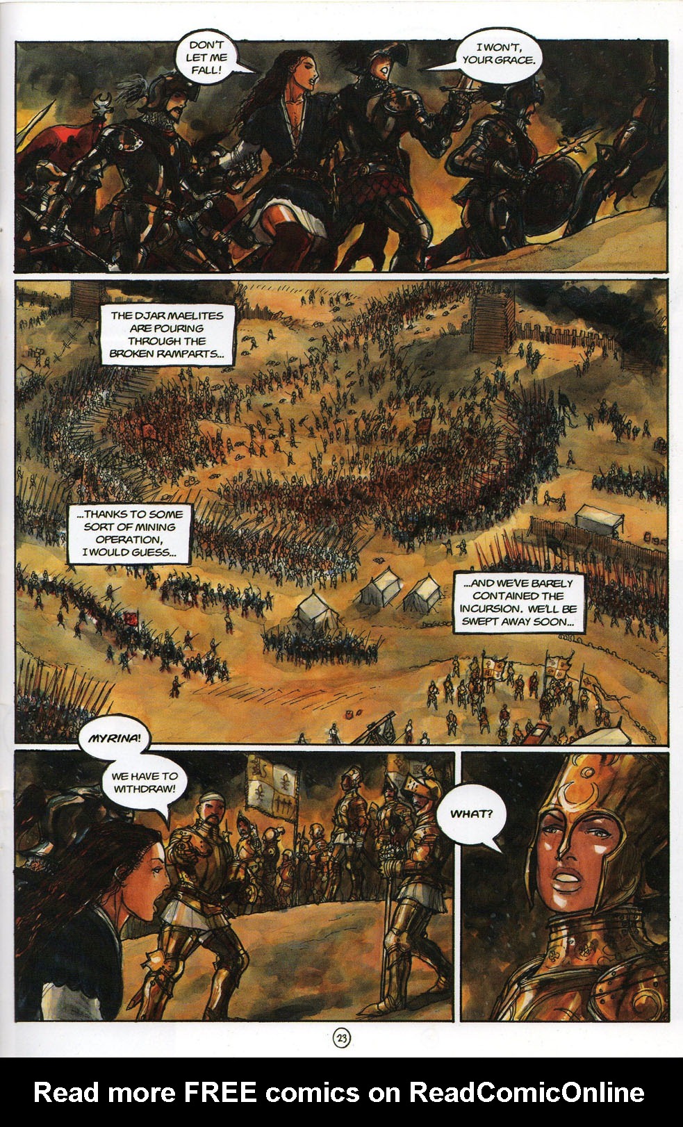 Read online Artesia Besieged comic -  Issue #3 - 25