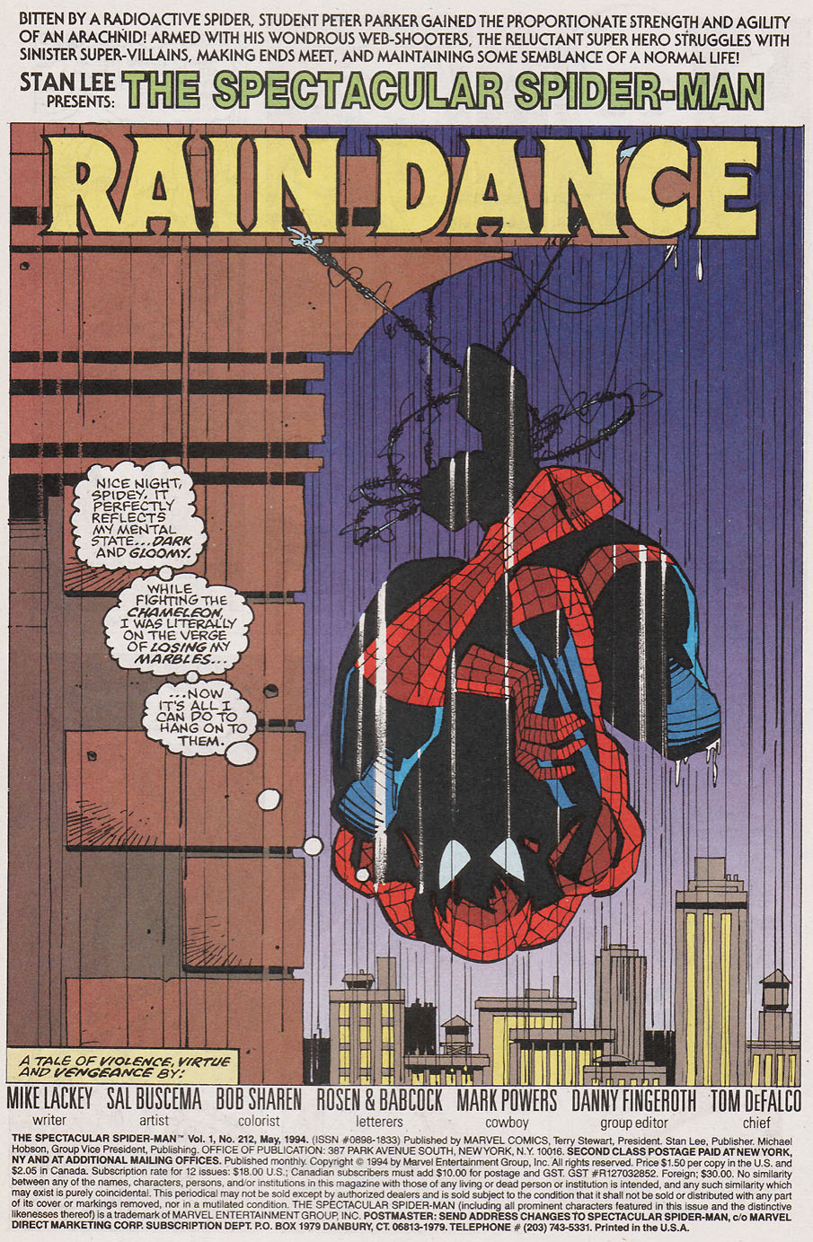 Read online The Spectacular Spider-Man (1976) comic -  Issue #212 - 2