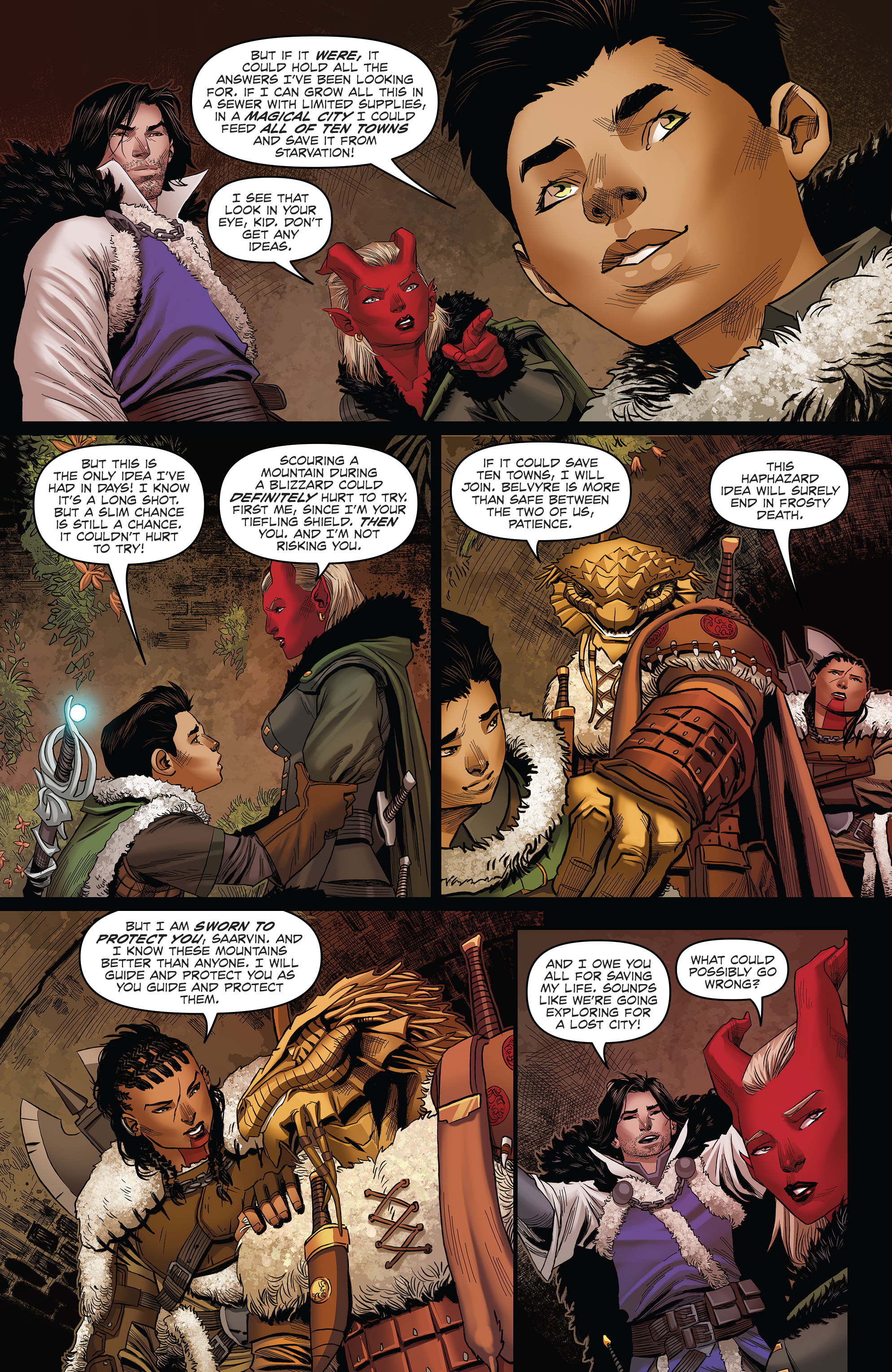 Read online Dungeons & Dragons: At the Spine of the World comic -  Issue #1 - 19
