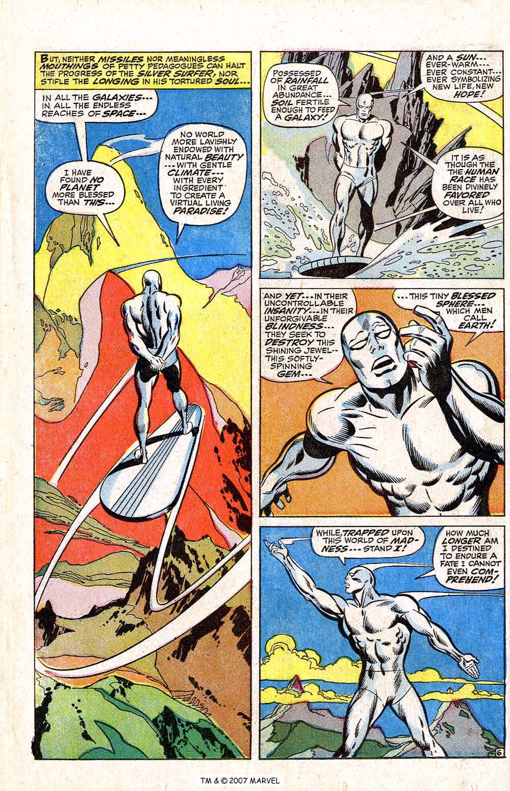 Read online Silver Surfer (1968) comic -  Issue #1 - 8