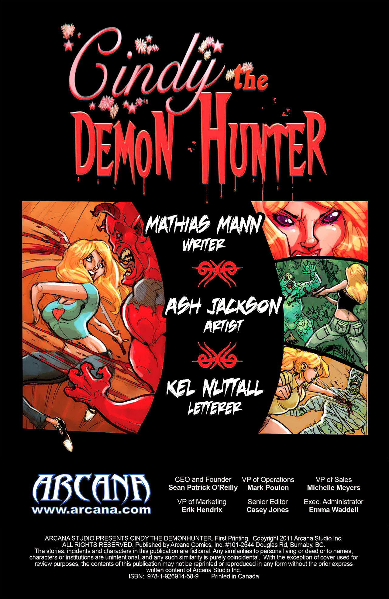 Read online Cindy the Demon Hunter comic -  Issue # TPB - 2