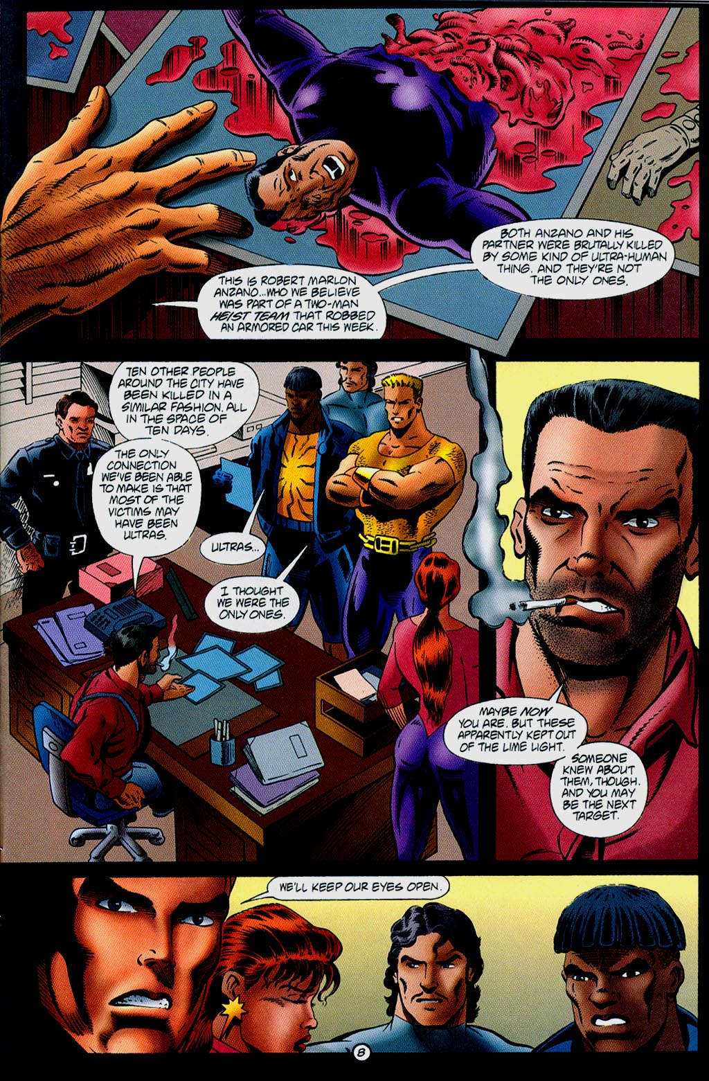 Read online Ultraverse Year Zero: Death of the Squad comic -  Issue #4 - 9