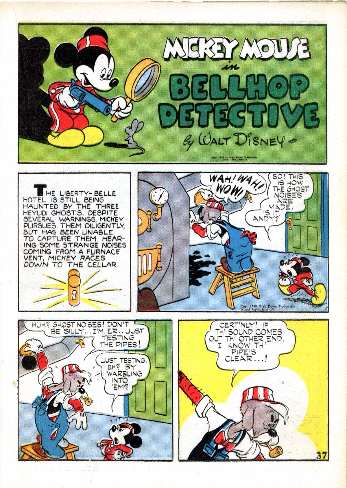 Read online Walt Disney's Comics and Stories comic -  Issue #33 - 39