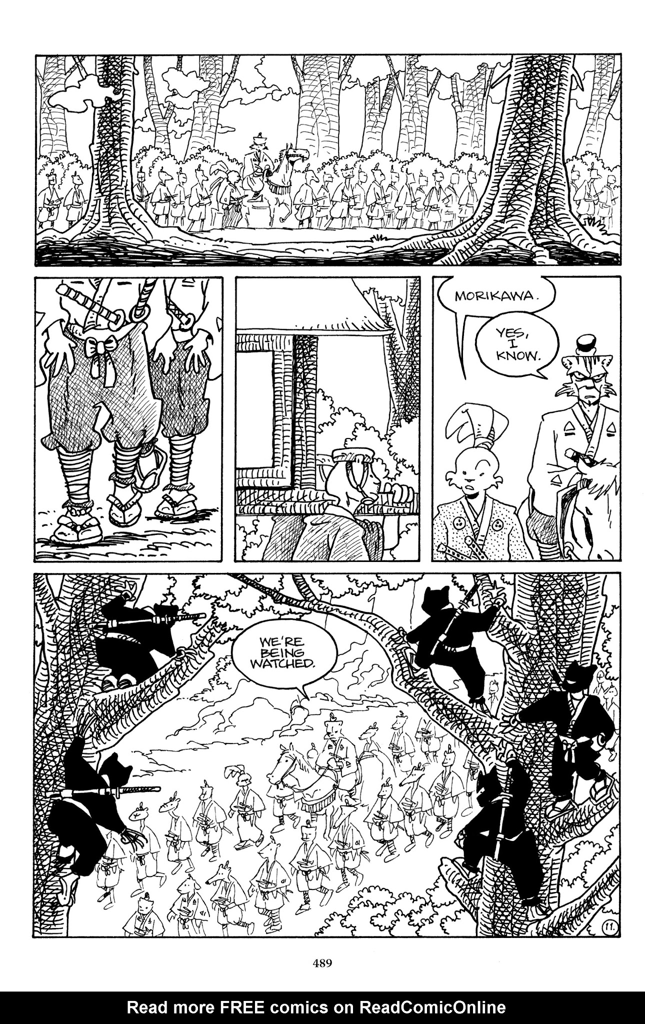 Read online The Usagi Yojimbo Saga comic -  Issue # TPB 6 - 486