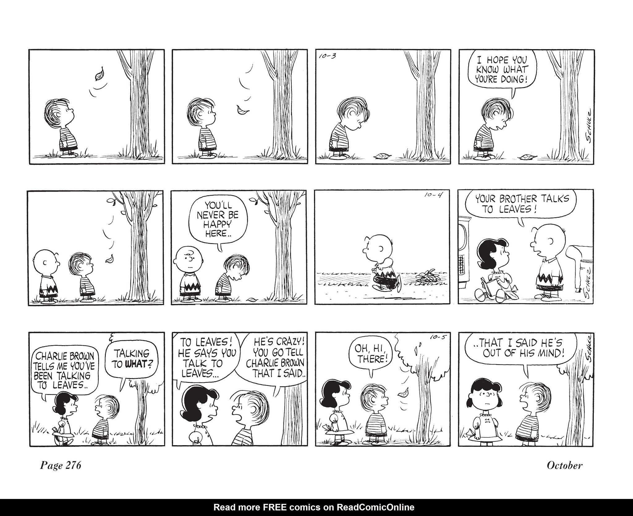 Read online The Complete Peanuts comic -  Issue # TPB 5 - 292