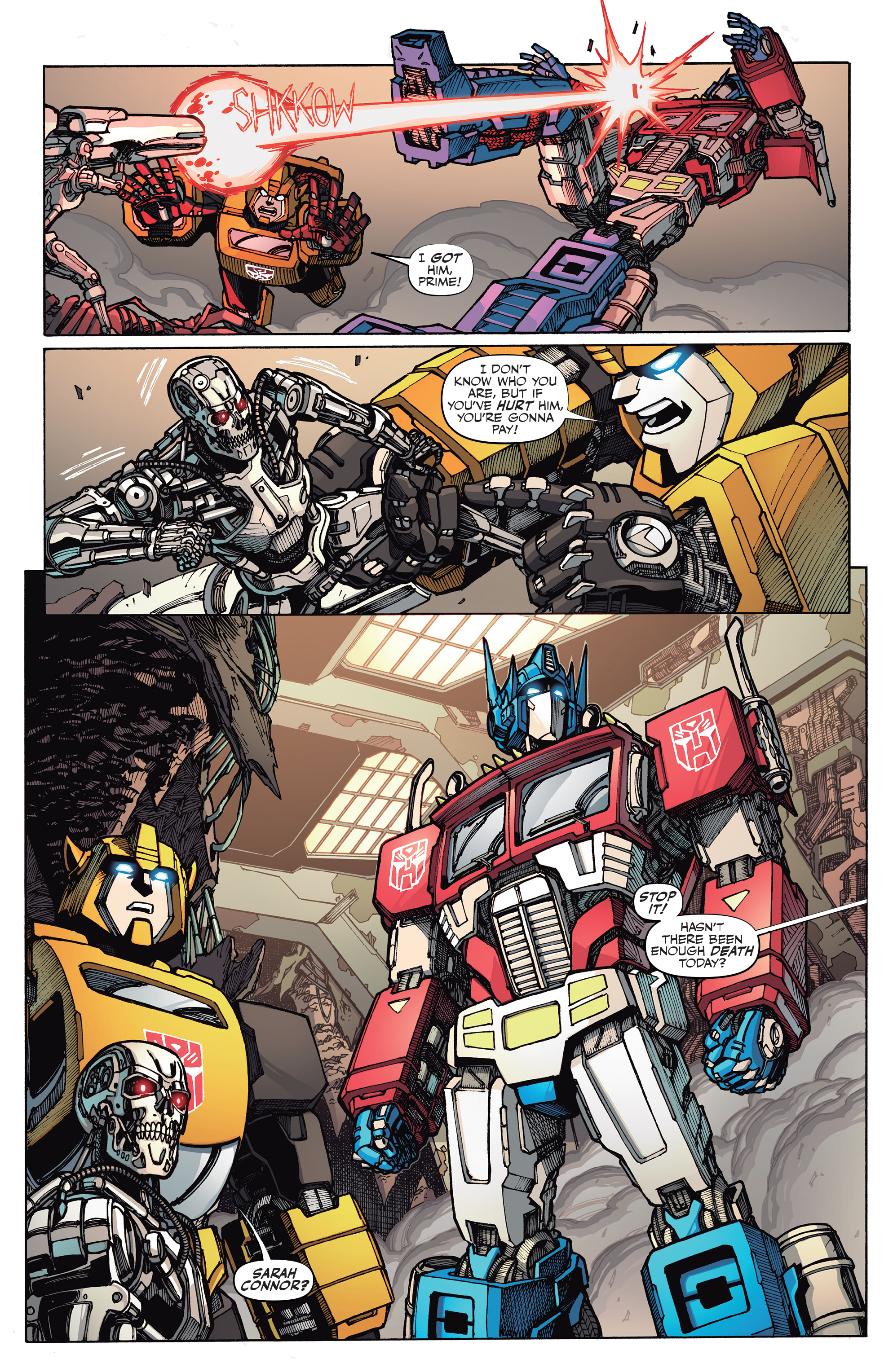 Read online Transformers vs. the Terminator comic -  Issue #2 - 14