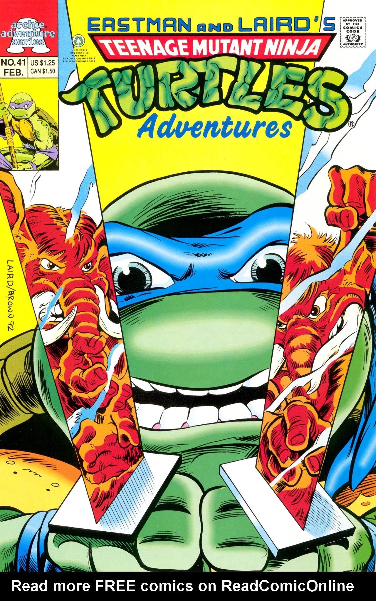 Read online Teenage Mutant Ninja Turtles Adventures (1989) comic -  Issue #41 - 1
