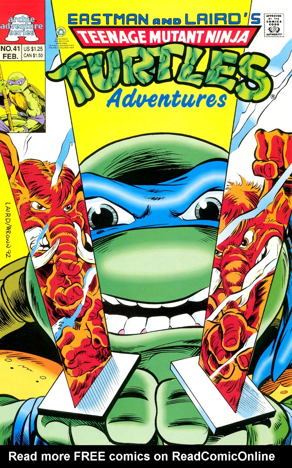 Teenage Mutant Ninja Turtles Adventures (1989) issue 41 - Page 1