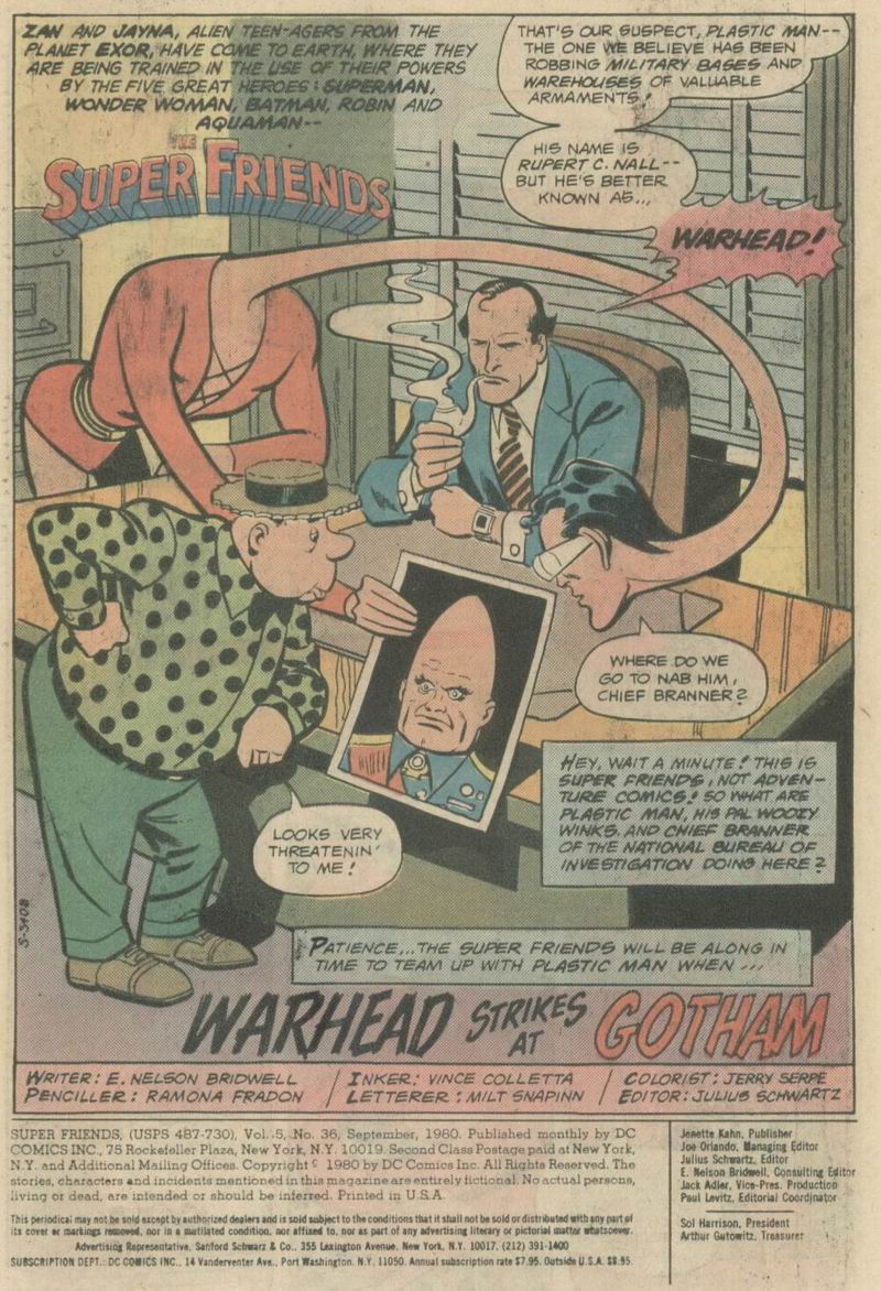 Read online The Super Friends comic -  Issue #36 - 2