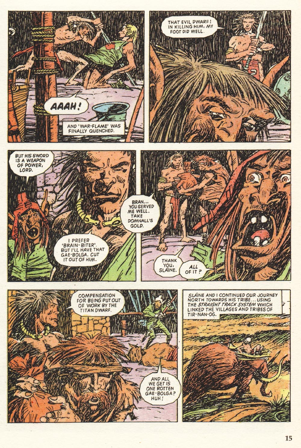 Read online Slaine The Berserker comic -  Issue #1 - 17