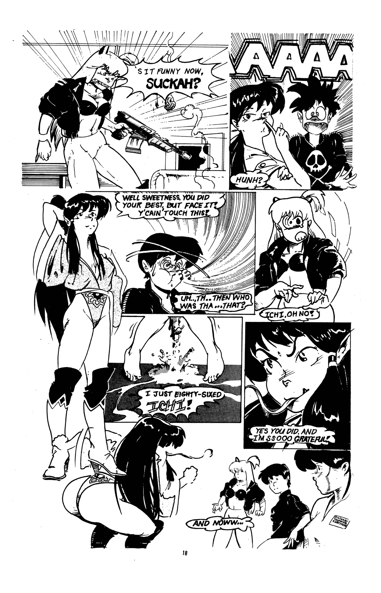 Read online Girls of Ninja High School comic -  Issue #1 - 19