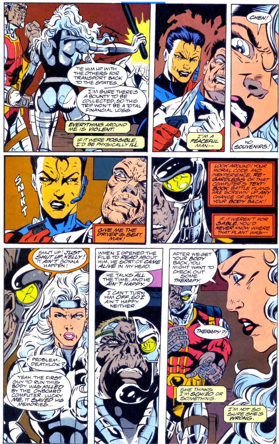 Read online Deathlok (1991) comic -  Issue #18 - 13