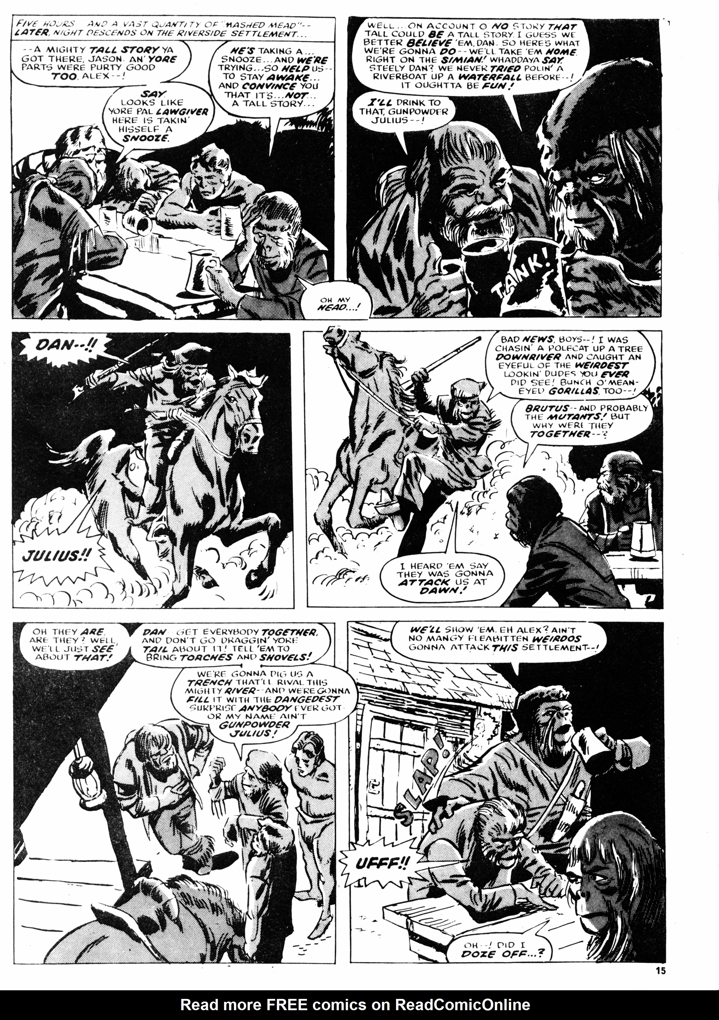 Read online Planet of the Apes (1974) comic -  Issue #19 - 15