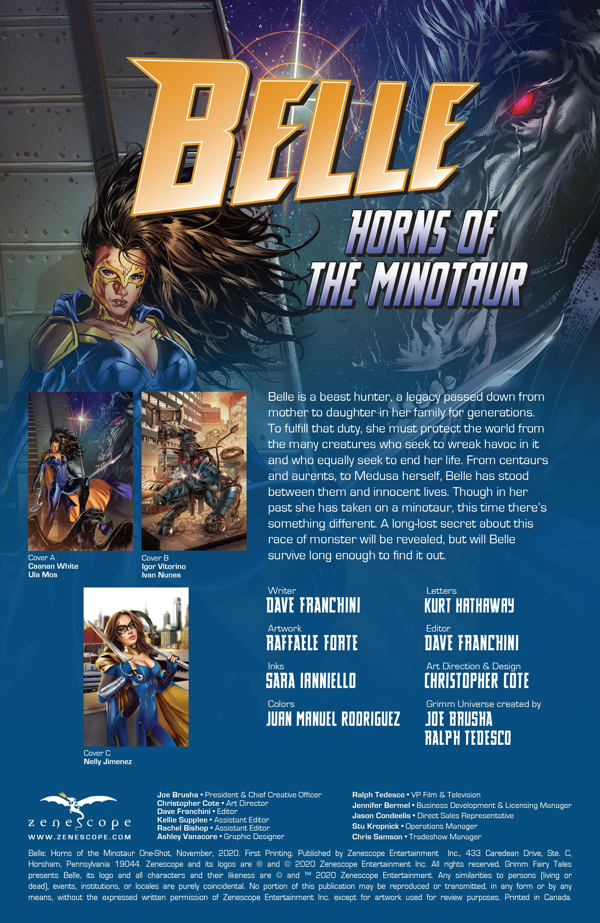 Read online Belle: Horns of the Minotaur comic -  Issue # Full - 2
