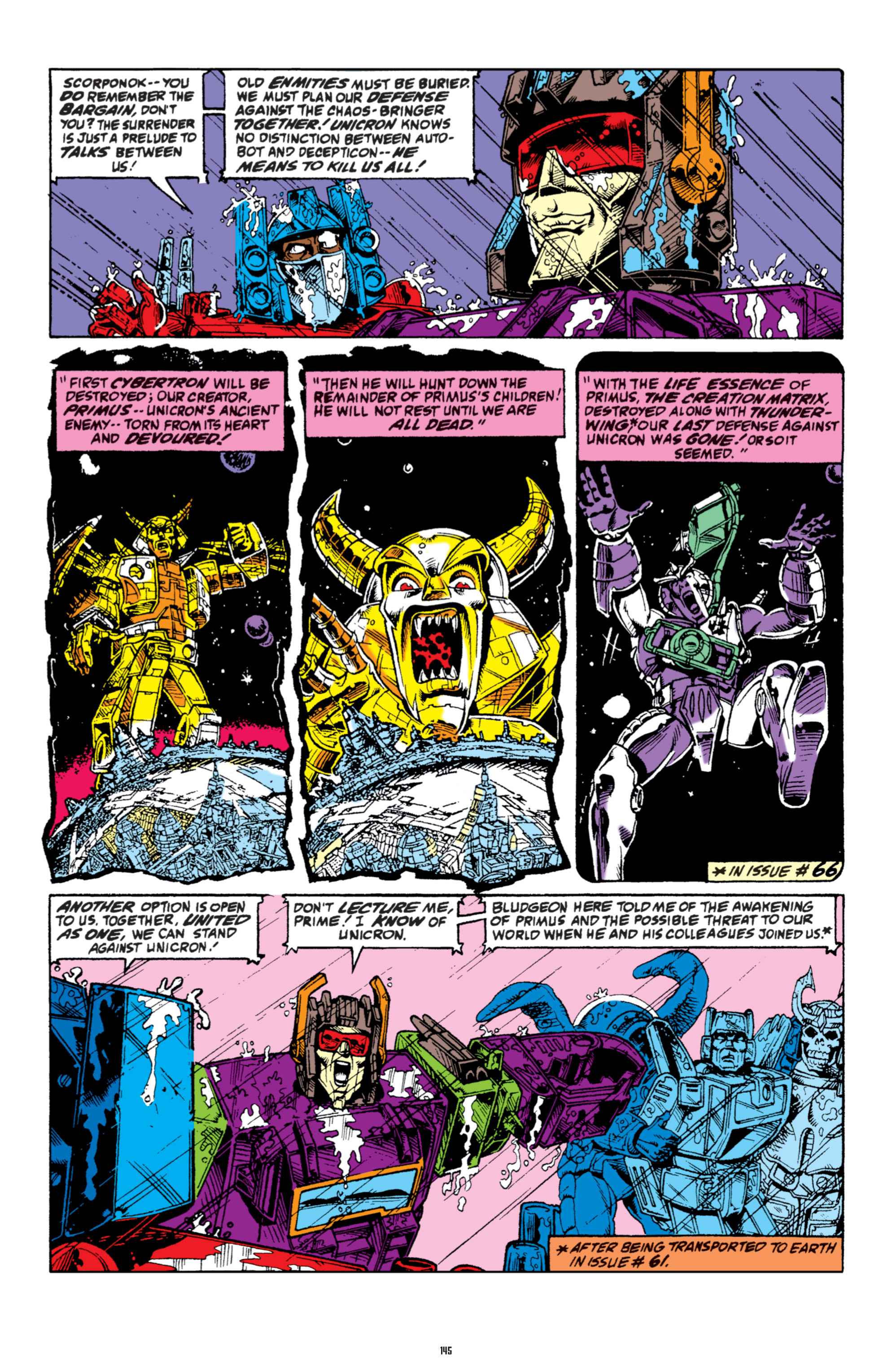 Read online The Transformers Classics comic -  Issue # TPB 6 - 145