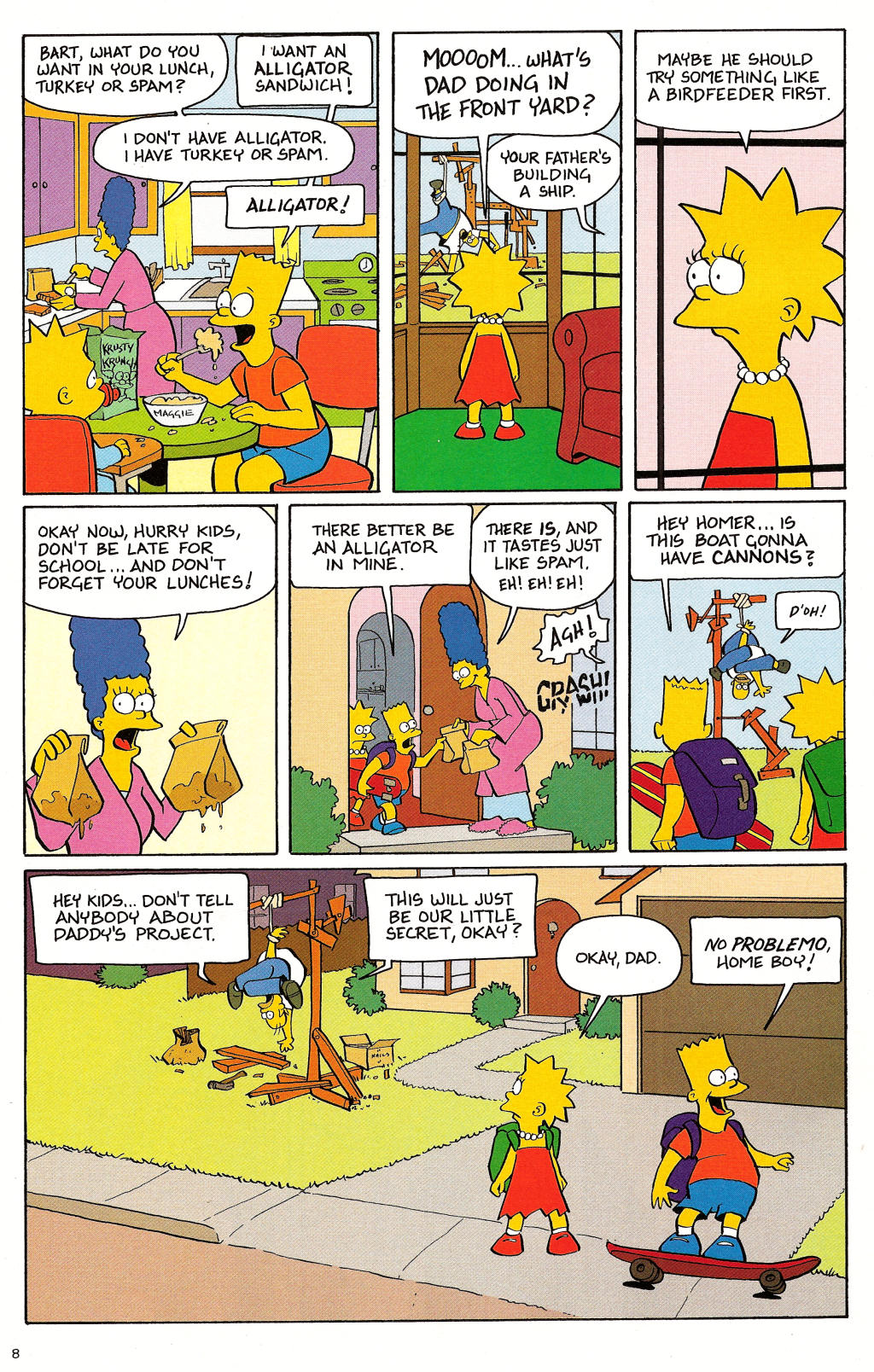 Read online Treehouse of Horror comic -  Issue #12 - 10