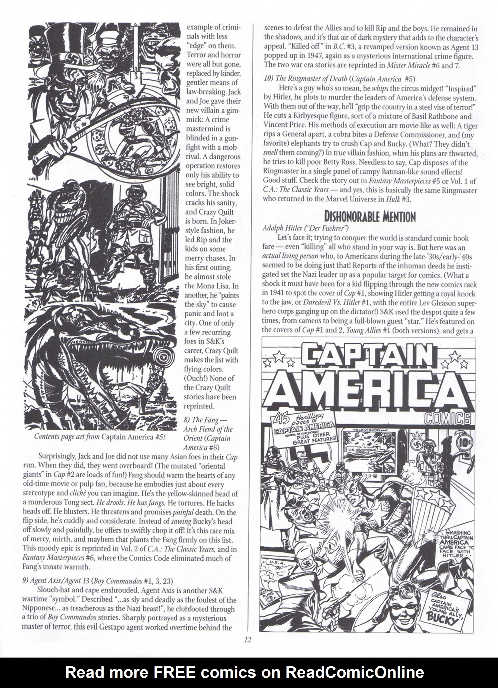 Read online The Jack Kirby Collector comic -  Issue #22 - 12