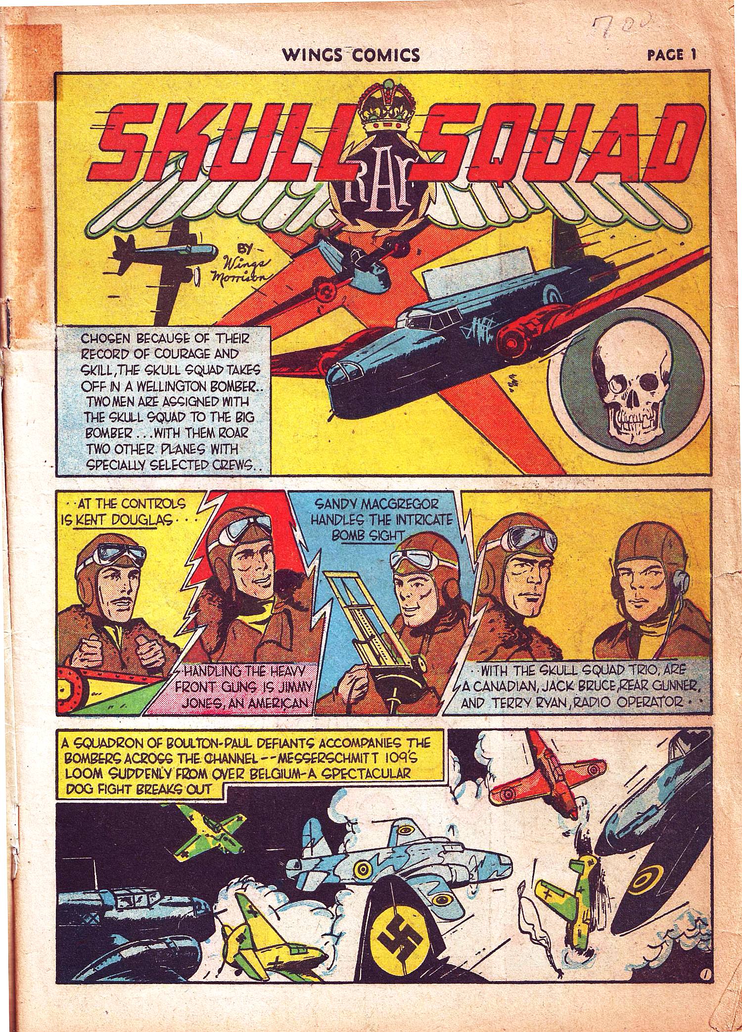 Read online Wings Comics comic -  Issue #3 - 3