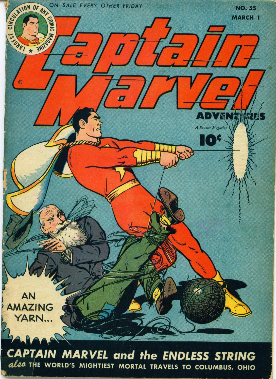 Read online Captain Marvel Adventures comic -  Issue #55 - 1