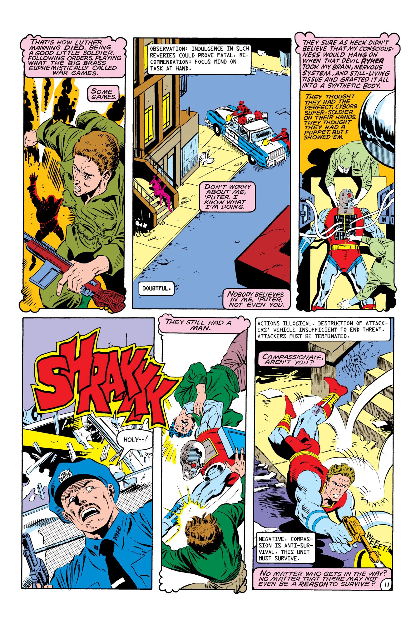 Read online Deathlok the Demolisher: The Complete Collection comic -  Issue # TPB - 274