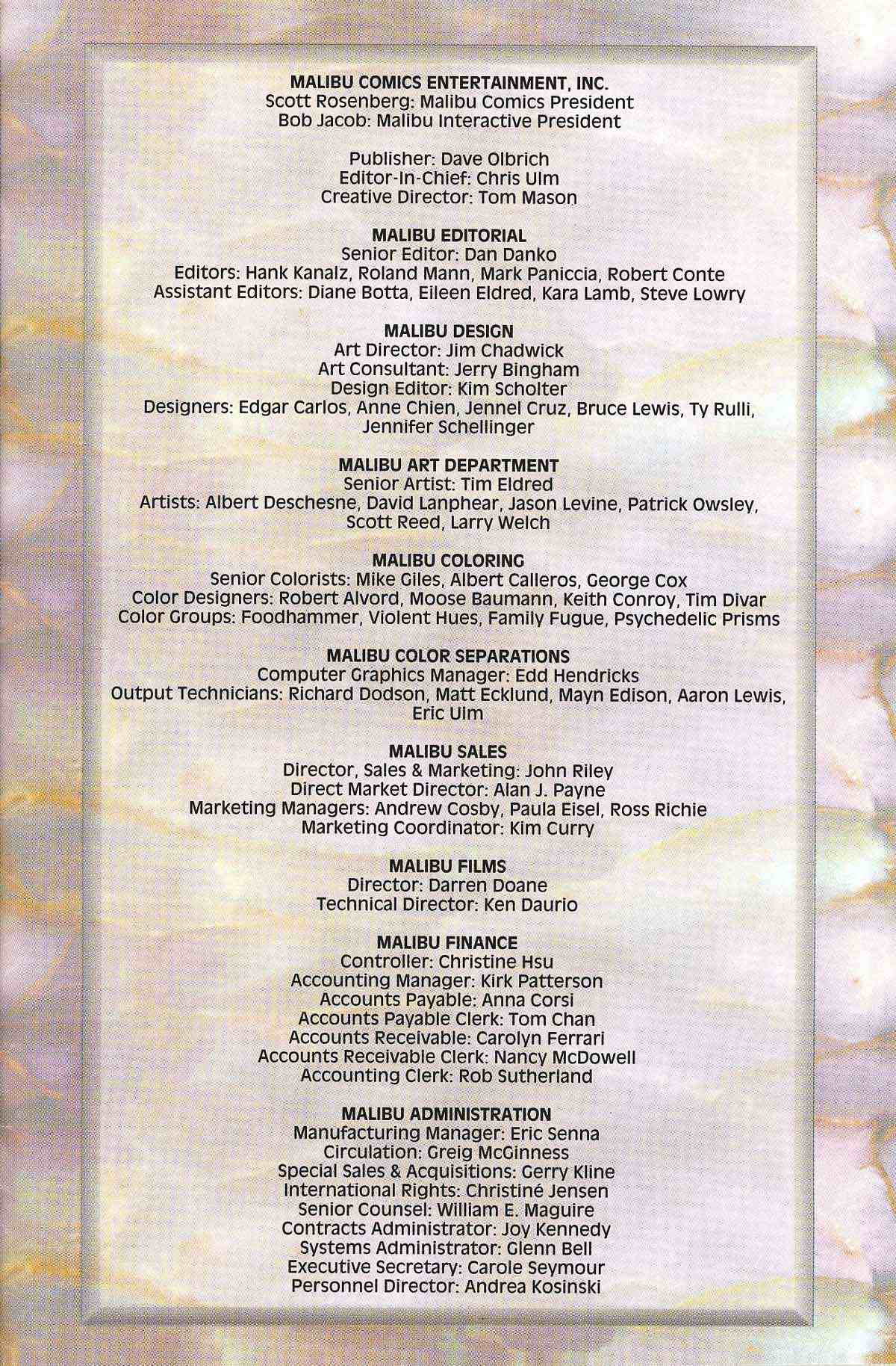 Read online Ultraverse Premiere comic -  Issue #0 - 42