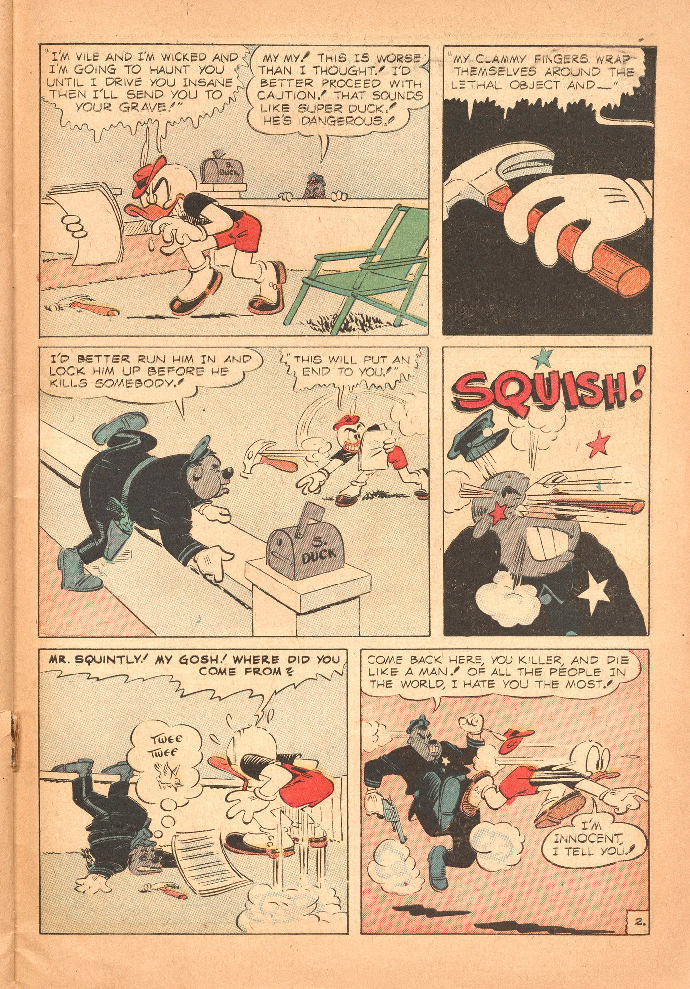 Read online Super Duck Comics comic -  Issue #39 - 43